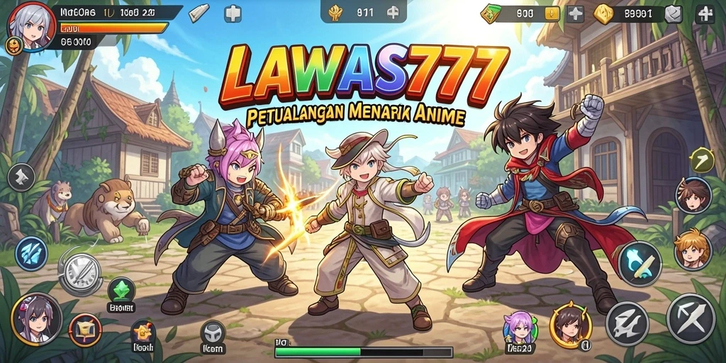 Screenshot menampilkan karakter utama dalam aksi pertarungan yang seru.