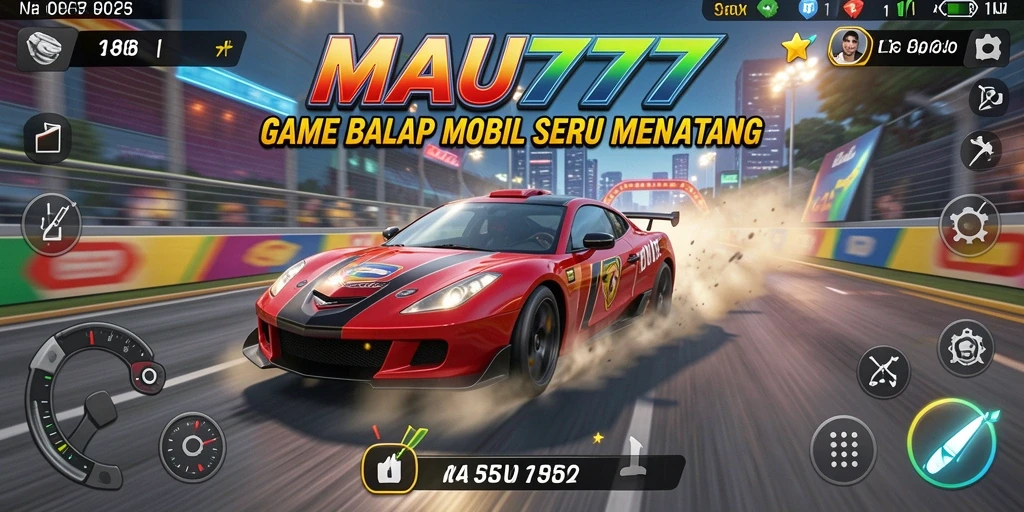 Gameplay balap mobil di MAU777 yang mendebarkan dan penuh aksi.
