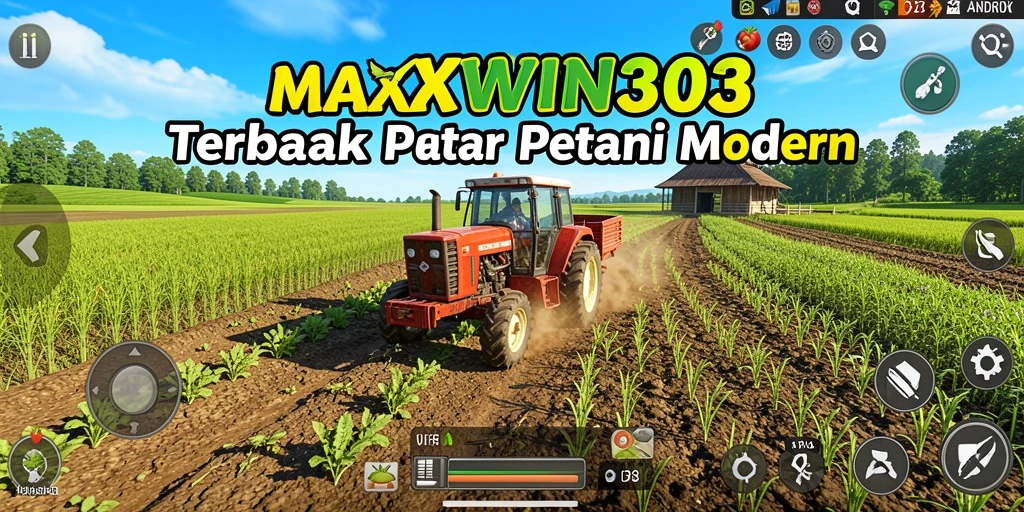 Gameplay menarik MAXWIN303 dengan suasana pertanian realistis.