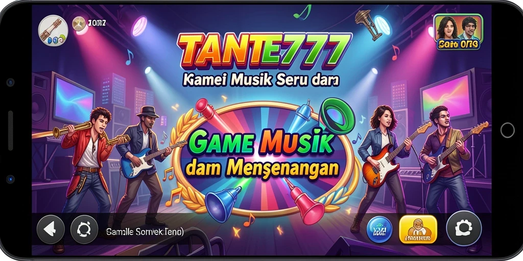 Tampilan gameplay interaktif dalam aplikasi TANTE777 yang penuh aksi.